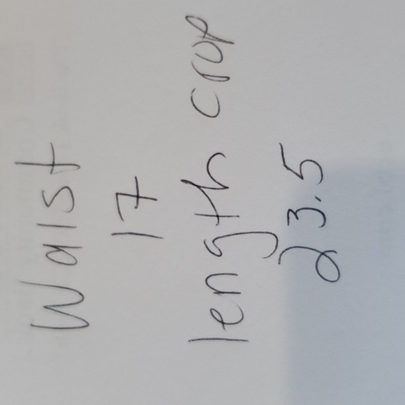 Eddie Bauer blue 6 pocket 98% cotton crop. Specially dyed size 10 - Picture 12 of 12